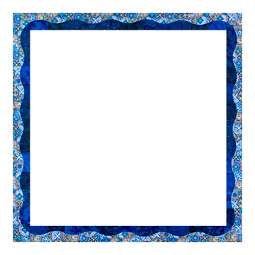 Curvy Pieced Border pattern